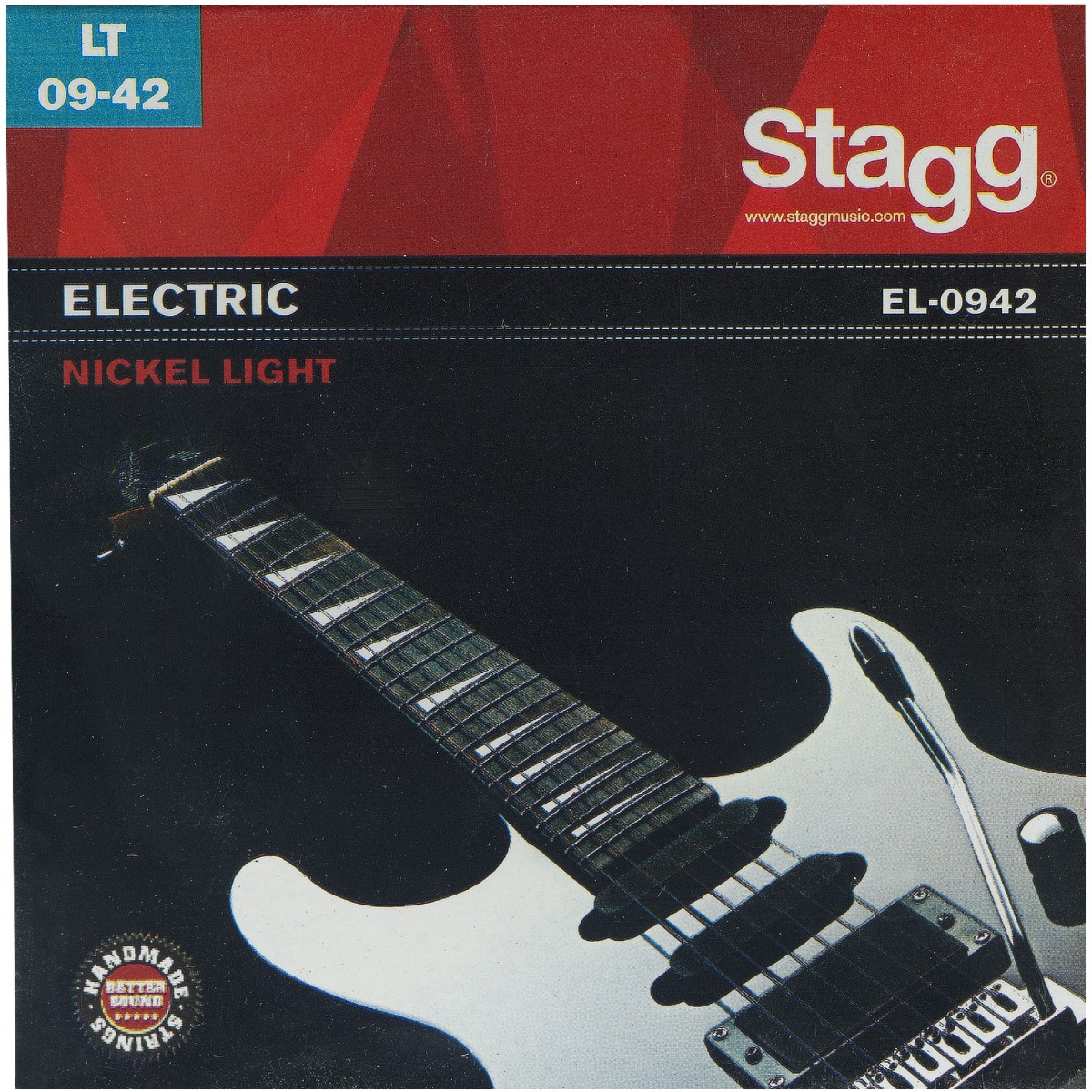 Fotografie Stagg EL-0942, sada strun pro elektrickou kytaru, light