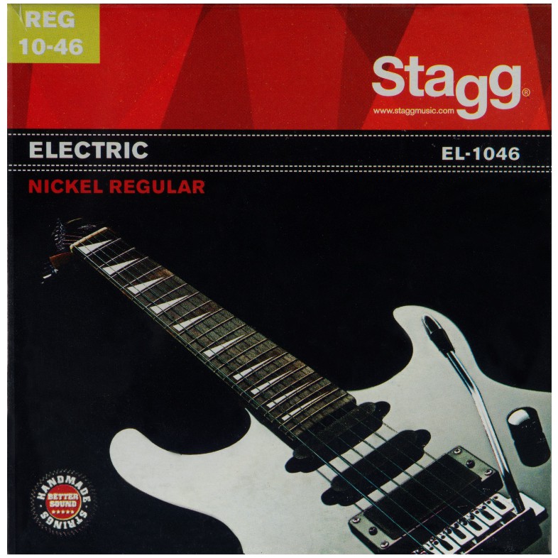 Fotografie Stagg EL-1046, sada strun pro elektrickou kytaru, regular