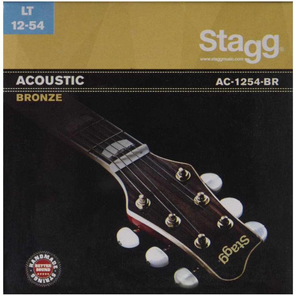 Fotografie Stagg AC-1254-BR, sada strun pro akustickou kytaru, light
